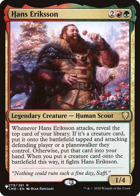 Hans Eriksson - Magic: The Gathering - The List Near Mint Inglés