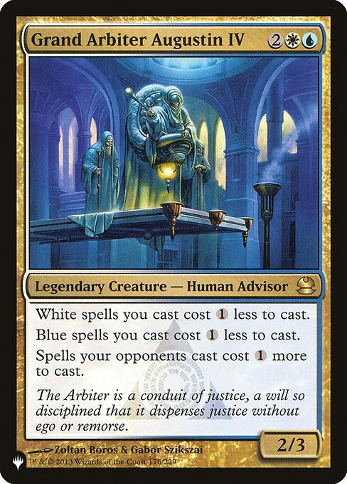 Grand Arbiter Augustin IV - Magic: The Gathering - The List Near Mint Inglés