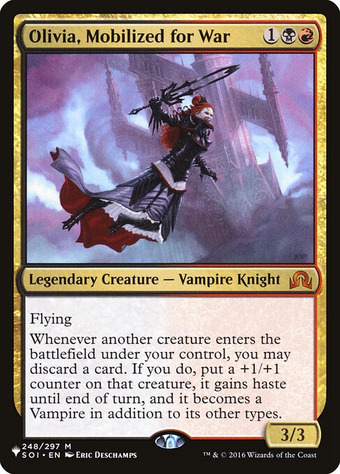 Olivia, Mobilized for War - Magic: The Gathering - The List Near Mint Inglés