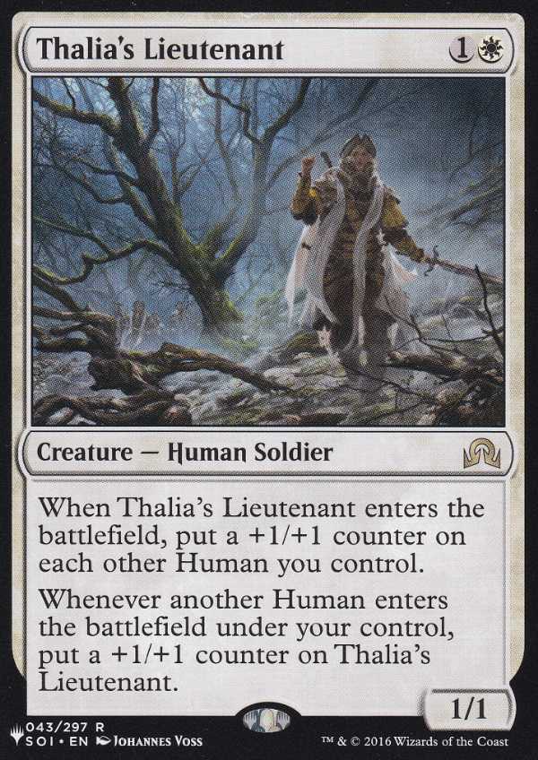 Thalia's Lieutenant - Magic: The Gathering - The List Near Mint Inglés