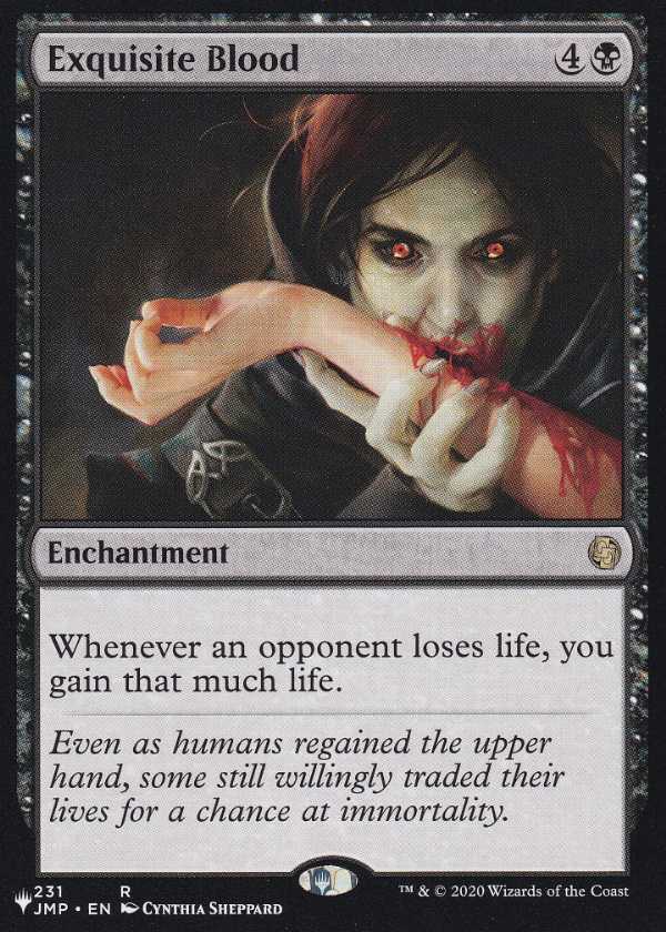 Exquisite Blood - Magic: The Gathering - The List Near Mint Inglés