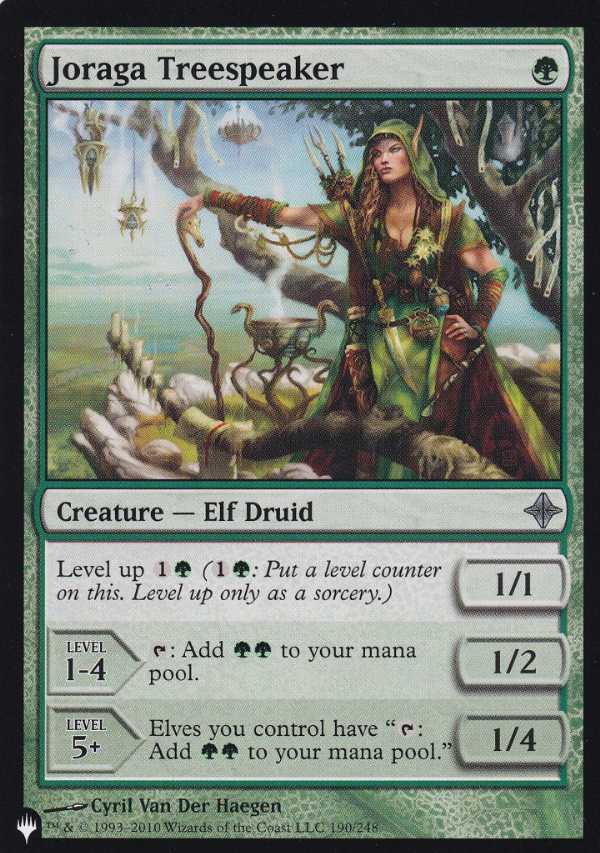 Joraga Treespeaker - Magic: The Gathering - The List Near Mint Inglés