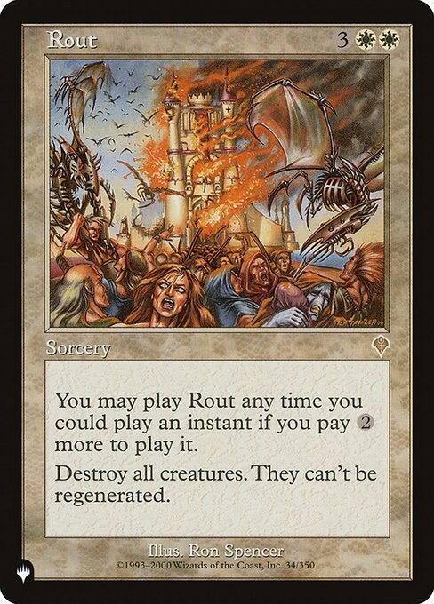 Rout - Magic: The Gathering - The List Near Mint Inglés