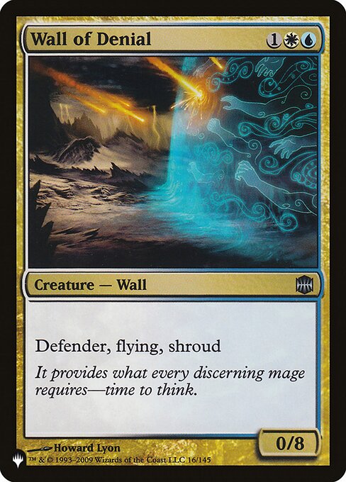 Wall of Denial - Magic: The Gathering - The List Near Mint Inglés