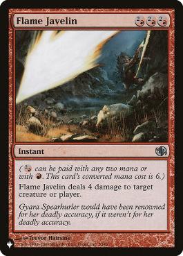 Flame Javelin - Magic: The Gathering - The List Near Mint Inglés