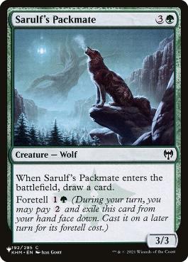 Sarulf's Packmate - Magic: The Gathering - The List Near Mint Inglés