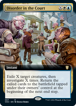 Disorder in the Court - Magic: The Gathering - VOC Near Mint Inglés
