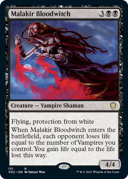 Malakir Bloodwitch - Magic: The Gathering - VOC Near Mint Inglés