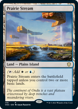Prairie Stream - Magic: The Gathering - VOC Near Mint Inglés
