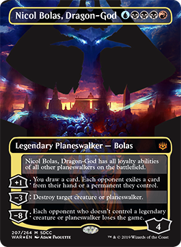 Nicol Bolas, Dragon-God - Magic: The Gathering - SDCC Near Mint Inglés