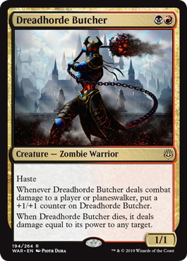 Dreadhorde Butcher - Magic: The Gathering - WAR Near Mint Inglés