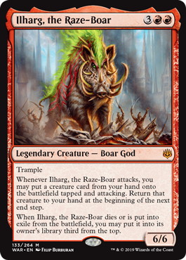 Ilharg, the Raze-Boar - Vista detallada 1 de Magic México | Hydra