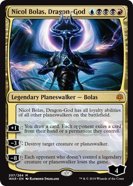 Nicol Bolas, Dragon-God - Magic: The Gathering - WAR Near Mint Inglés
