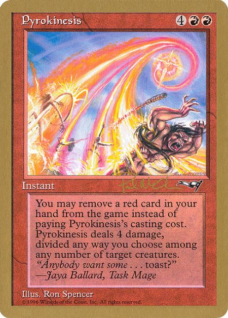 Pyrokinesis - Magic: The Gathering - WC97 Near Mint Inglés