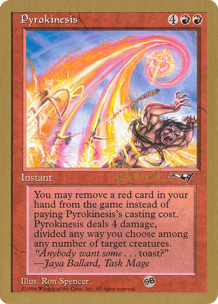 Pyrokinesis - Magic: The Gathering - WC97 Near Mint Inglés