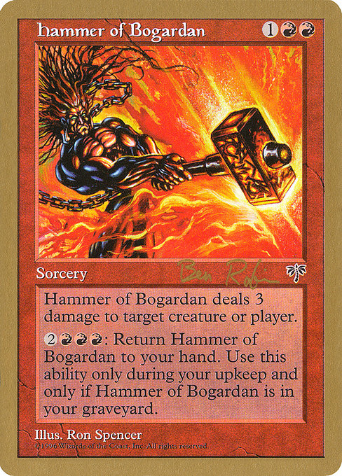 Hammer of Bogardan - Magic: The Gathering - WC98 Near Mint Inglés