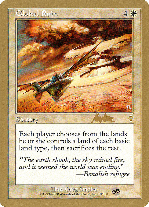 Global Ruin - Magic: The Gathering - WC02 Near Mint Inglés