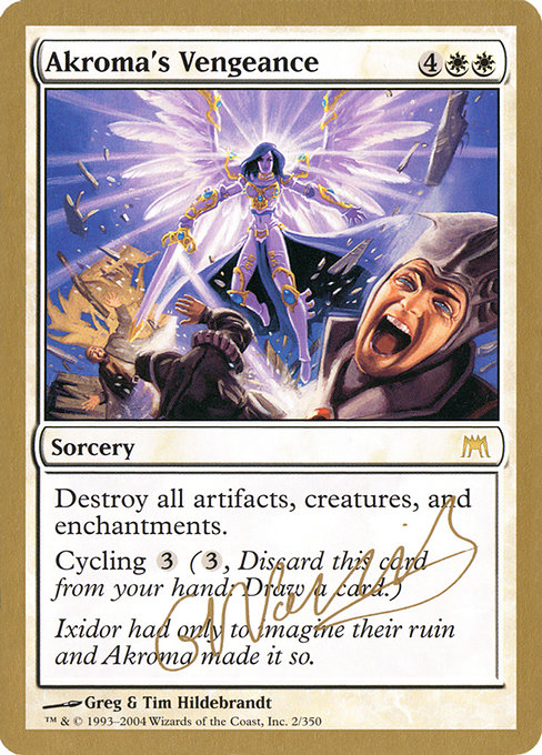 Akroma's Vengeance - Magic: The Gathering - WC04 Near Mint Inglés