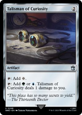 Talisman of Curiosity - Magic: The Gathering - WHO Near Mint Inglés