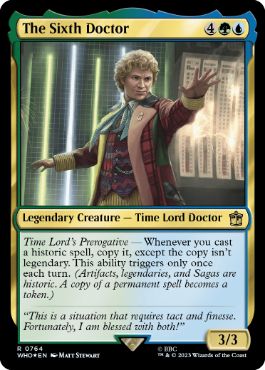 The Sixth Doctor - Magic: The Gathering - WHO Near Mint Inglés