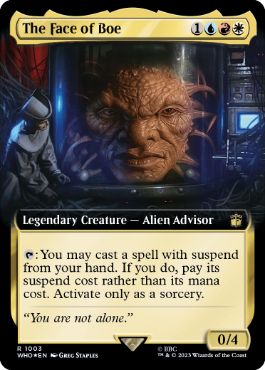 The Face of Boe - Magic: The Gathering - WHO-BF Near Mint Inglés