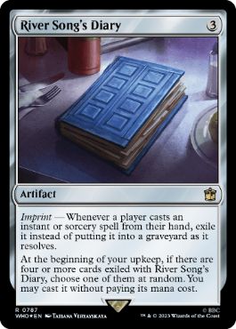 River Song's Diary - Magic: The Gathering - WHO Near Mint Inglés