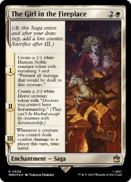 The Girl in the Fireplace - Magic: The Gathering - WHO Near Mint Inglés