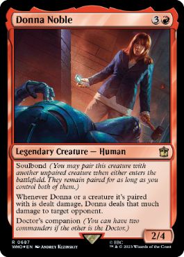 Donna Noble - Magic: The Gathering - WHO Near Mint Inglés