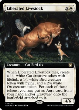 Liberated Livestock - Magic: The Gathering - WOC Near Mint Inglés