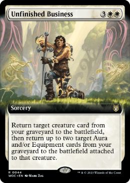 Unfinished Business - Magic: The Gathering - WOC Near Mint Inglés