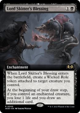 Lord Skitter's Blessing - Magic: The Gathering - WOE-BF Near Mint Inglés