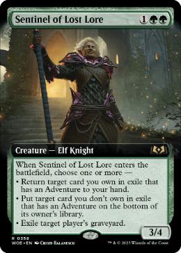 Sentinel of Lost Lore - Magic: The Gathering - WOE-BF Near Mint Inglés
