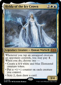 Hylda of the Icy Crown - Magic: The Gathering - WOE Near Mint Inglés