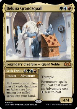 Beluna Grandsquall - Magic: The Gathering - WOE Near Mint Inglés