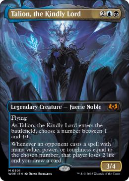 Talion, the Kindly Lord - Magic: The Gathering - WOE-BF Near Mint Inglés