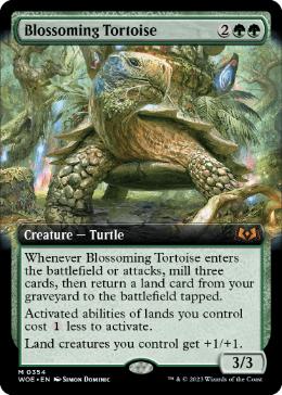 Blossoming Tortoise - Magic: The Gathering - WOE-BF Near Mint Inglés