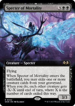 Specter of Mortality - Magic: The Gathering - WOE-BF Near Mint Inglés