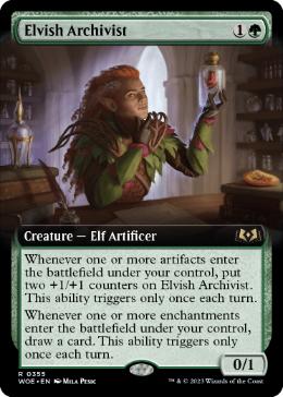 Elvish Archivist - Magic: The Gathering - WOE-BF Near Mint Inglés