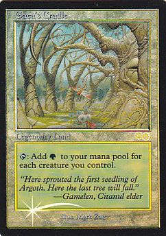 Gaea's Cradle - Magic: The Gathering - Judge Foil Near Mint Inglés