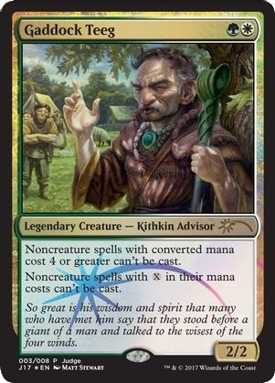 Gaddock Teeg - Magic: The Gathering - Judge Foil Near Mint Inglés
