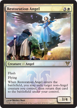 Restoration Angel - Magic: The Gathering - Launch Near Mint Inglés