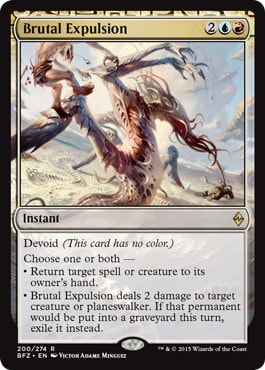 Brutal Expulsion - Magic: The Gathering - BFZ-PRE Near Mint Inglés
