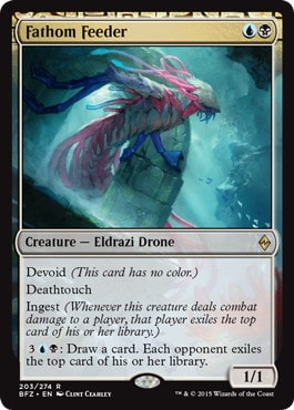 Fathom Feeder - Magic: The Gathering - BFZ-PRE Near Mint Inglés