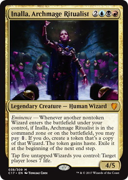 Inalla, Archmage Ritualist - Magic: The Gathering - C17 Near Mint Inglés
