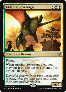 Arashin Sovereign - Magic: The Gathering - DTK-PRE Near Mint Inglés