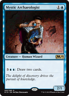 Mystic Archaeologist - Magic: The Gathering - M19-PRE Near Mint Inglés