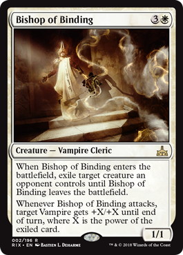 Bishop of Binding - Magic: The Gathering - RIX-PRE Near Mint Inglés