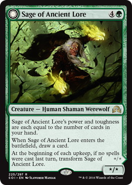 Sage of Ancient Lore - Magic: The Gathering - SOI-PRE Near Mint Inglés