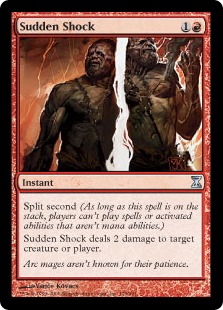 Carta Sudden Shock de Magic: The Gathering