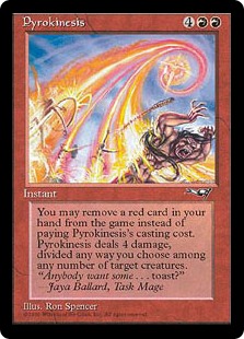 Carta Pyrokinesis de Magic: The Gathering